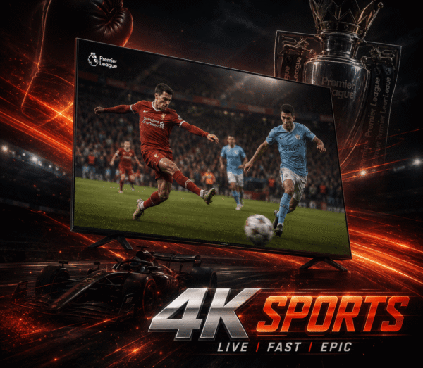 12 Months IPTV + 4K Sports Plus 12 Months IPTV subscription + 4K Sports Plus
