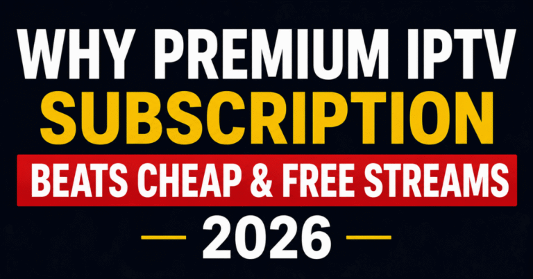 Premium IPTV Subscription