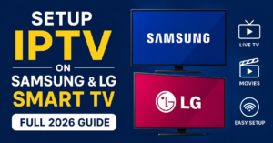 Setup IPTV on Samsung & LG Smart TV