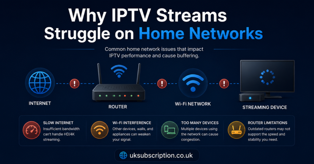 Why IPTV Streams Struggle on Home Networks