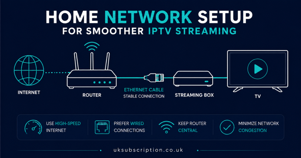 Home Network Setup for Smoother IPTV Streaming