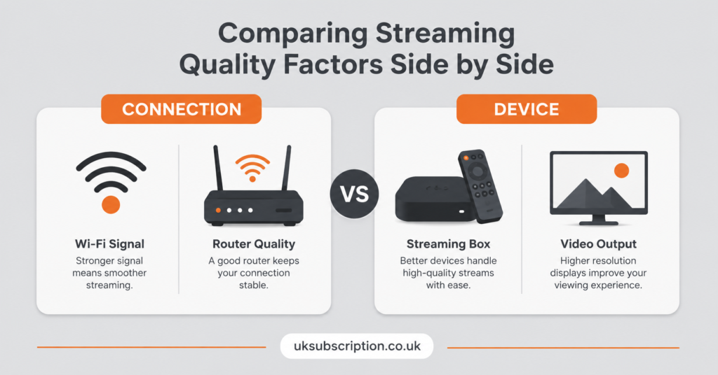 Comparing Streaming Quality Factors Side by Side