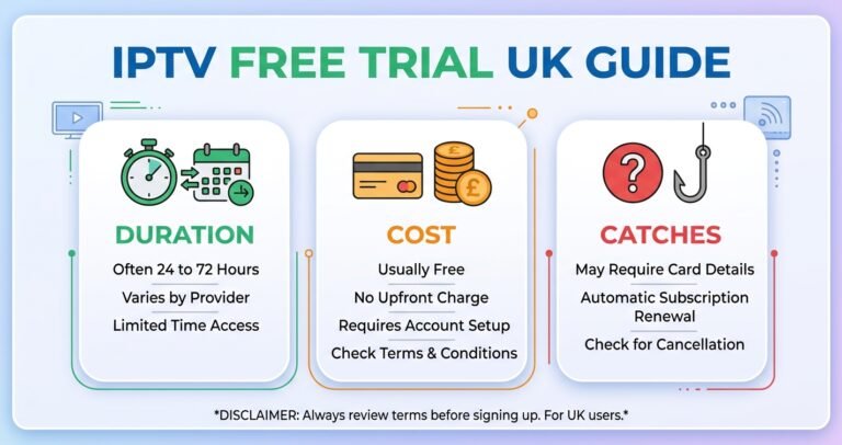 IPTV Free Trial UK Guide: Duration, Cost and Catches