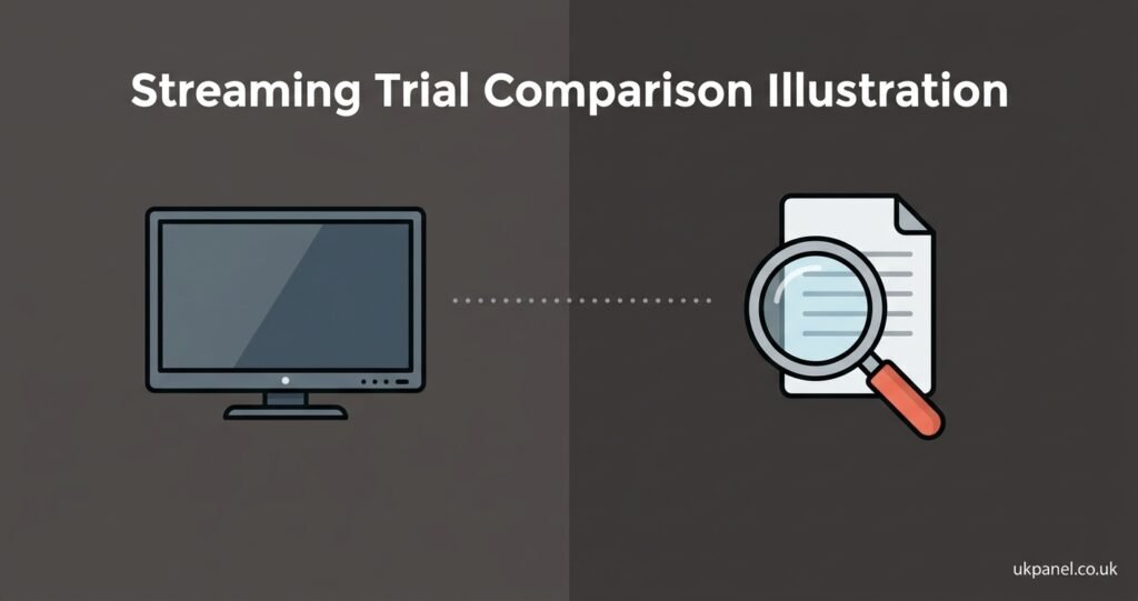 Streaming Trial Comparison Illustration