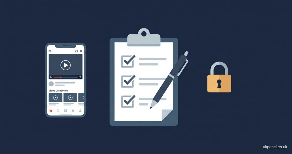 IPTV Free Trial Checklist Illustration